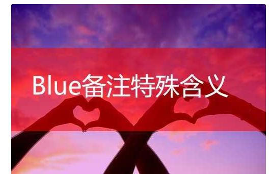 blue特殊含义情侣