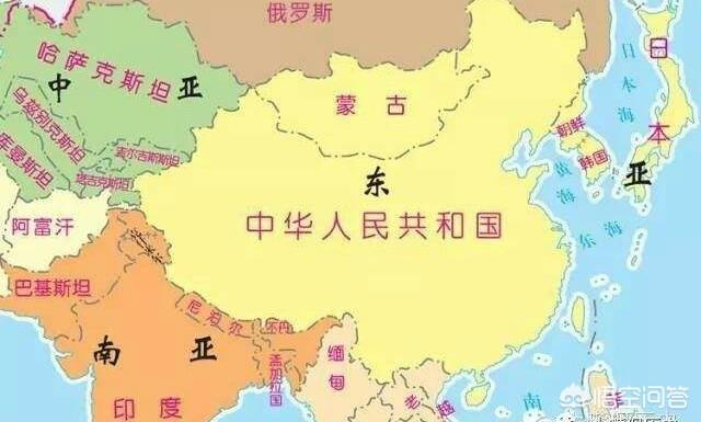 中国接壤的14个国家