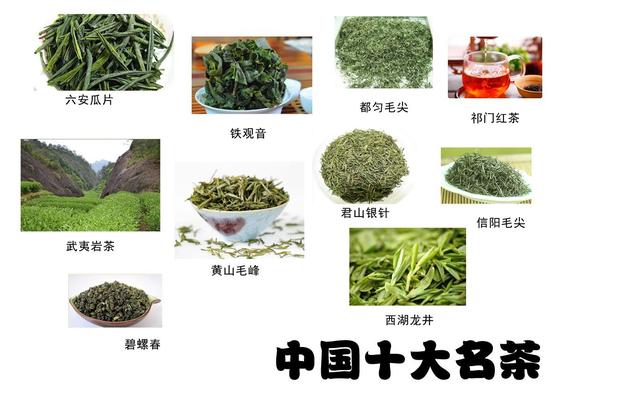 我国的十大名茶分别是什么