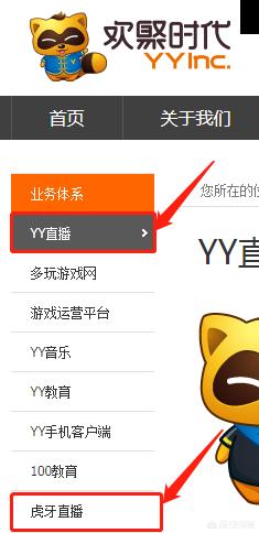 虎牙和yy的关系